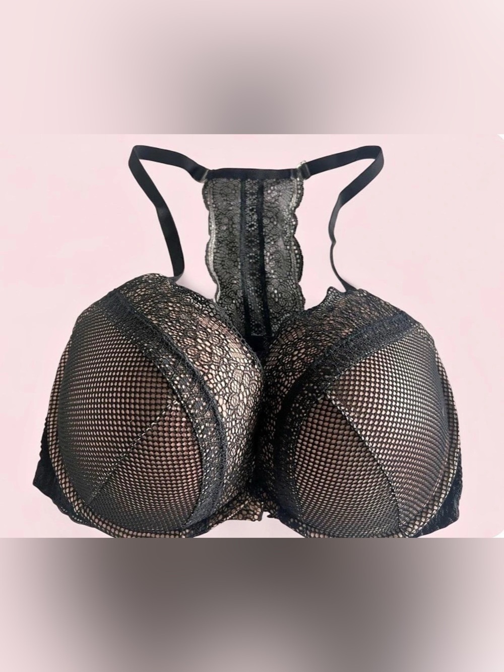Victoria's Secret Very Sexy Front Close Lace Racerback Push-Up Bra